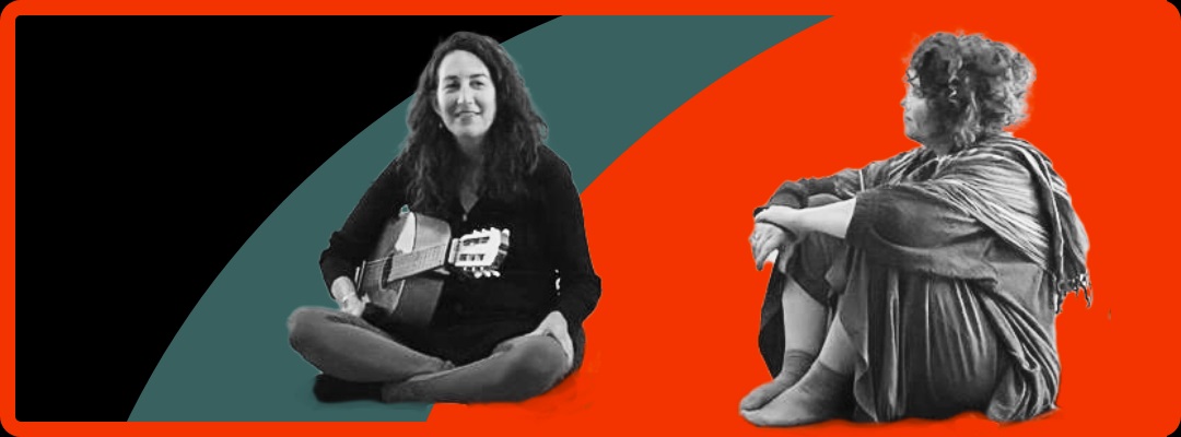 Photo of two women organisers of Havdalah Reimagined, musical and meditative closing of shabbat