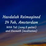 Havdalah Reimagined, music and meditation at the end of shabbat, 24 Feb 2024, Amsterdam