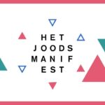 Geometric illustration for Het Joods Manifest where jews discuss openly what will be new progressive jewish life.