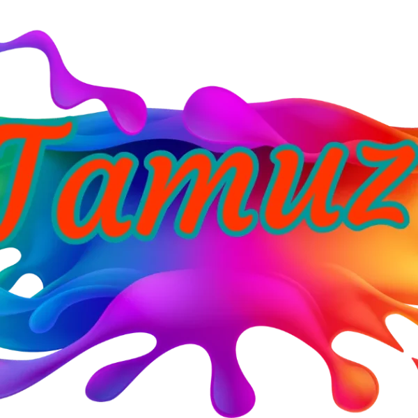 A splash of color for Tamuz