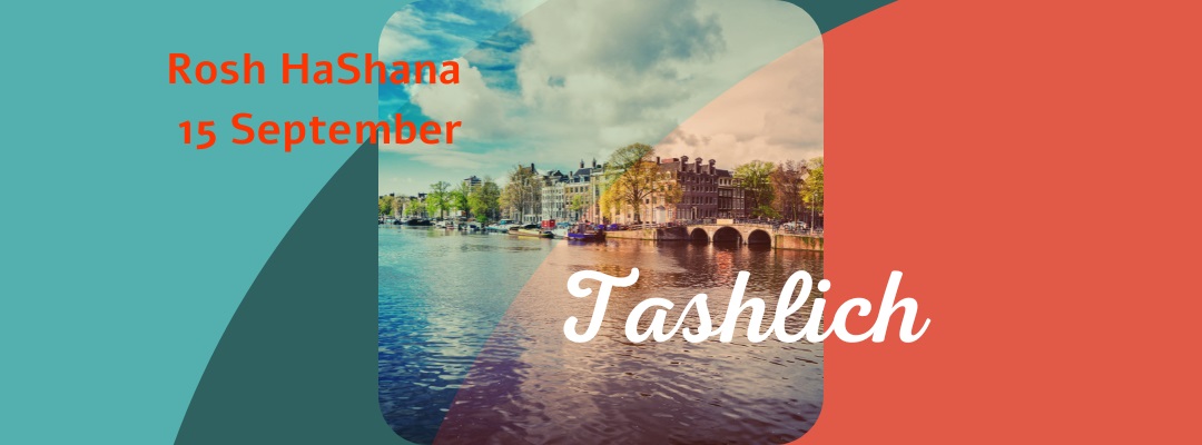 Amsterdamse grachten met tekst rosh hashana 15 september tashlich viering met oy vey