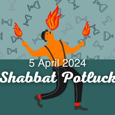 5 April Shabbat Potluck Diner