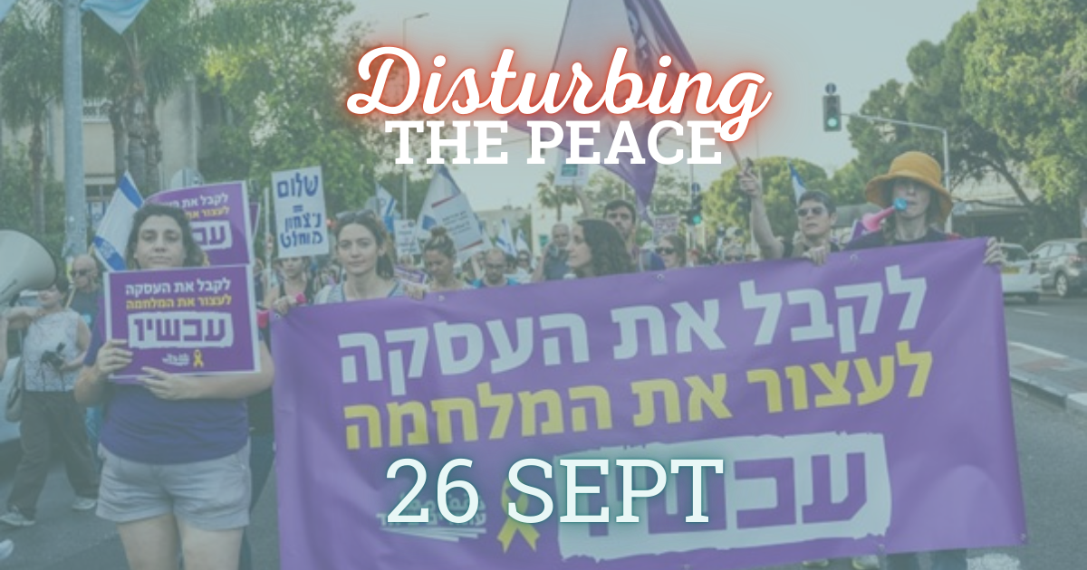 Disturbing the Peace, 26 Sept