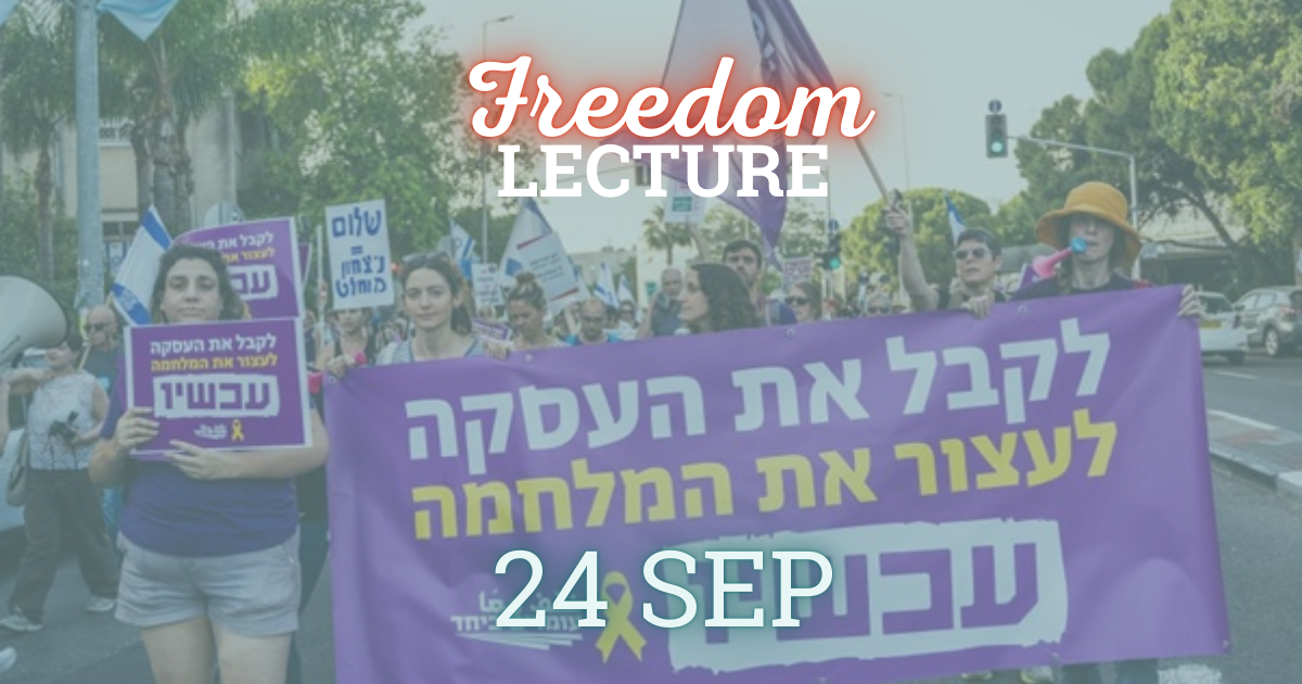 Freedom Lecture 24 Sept